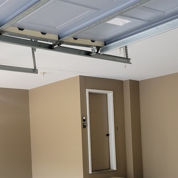 Maple Grove Garage Drywall and Paint Finish
