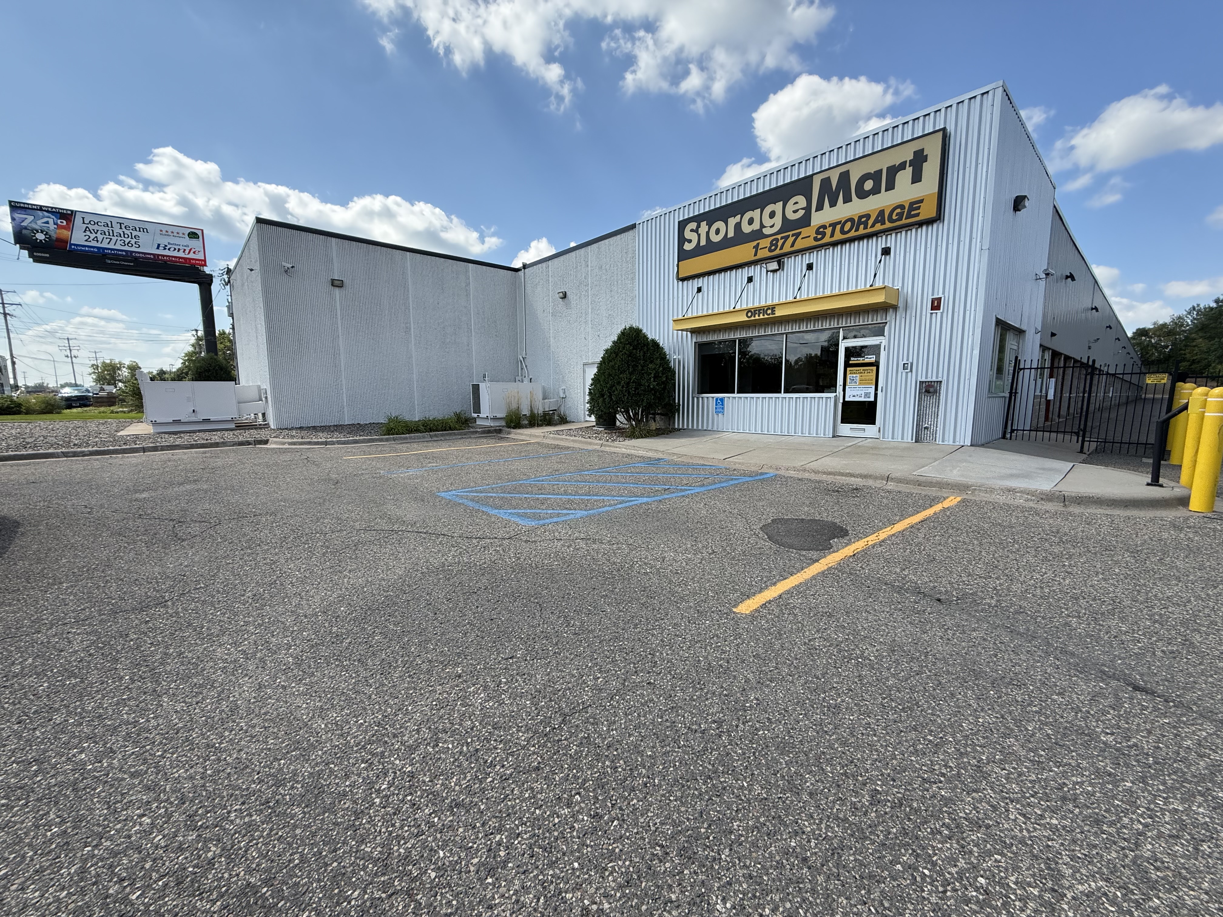 StorageMart Exterior Repaint in Plymouth, MN
